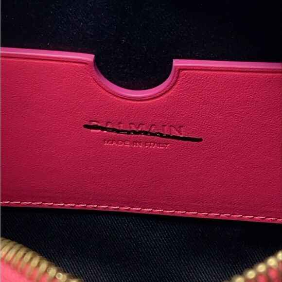 Balmain B-Army 18 Canvas Logo Camera Bag - Picture 14 of 14